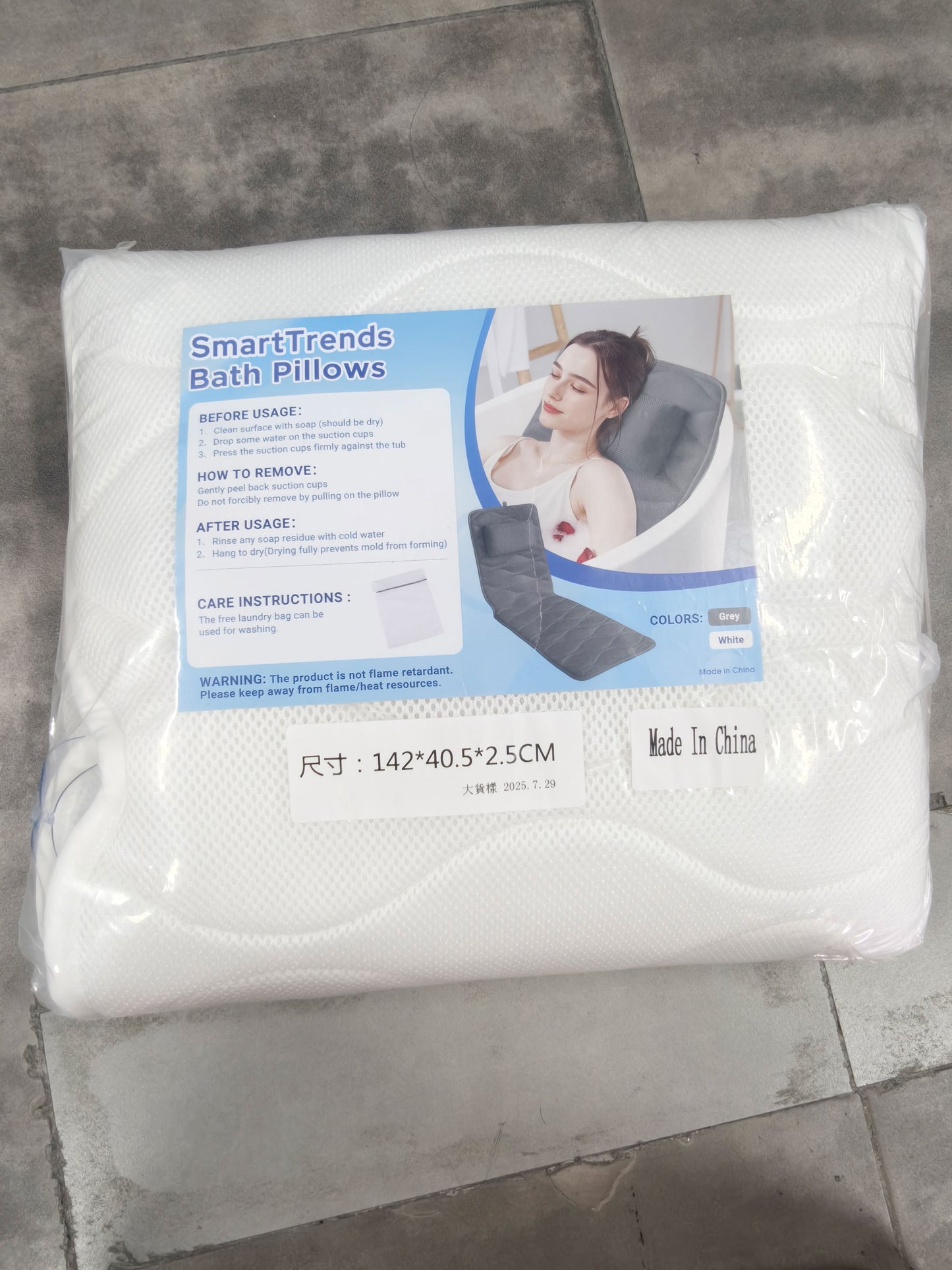 Luxury Bath Pillow for a Relaxing Spa Experience