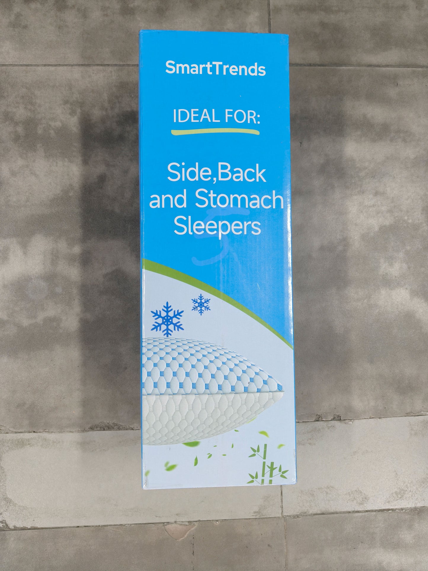Adjustable Cooling Memory Foam Pillow for Better Sleep