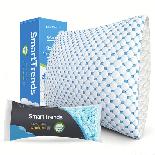 Adjustable Cooling Memory Foam Pillow for Better Sleep