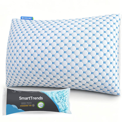 Adjustable Cooling Memory Foam Pillow for Better Sleep
