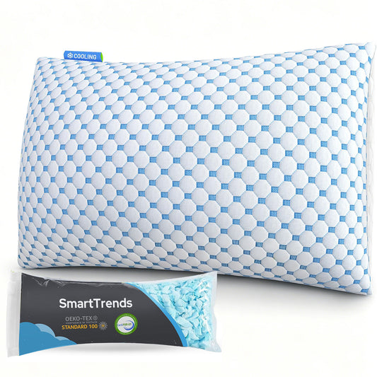 Adjustable Cooling Memory Foam Pillow for Better Sleep