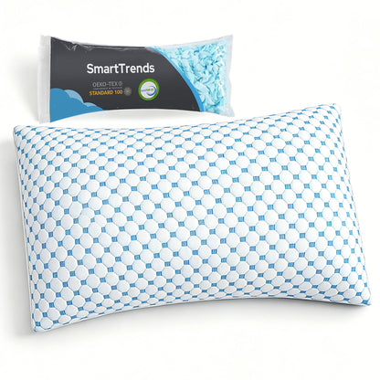 Adjustable Cooling Memory Foam Pillow for Better Sleep