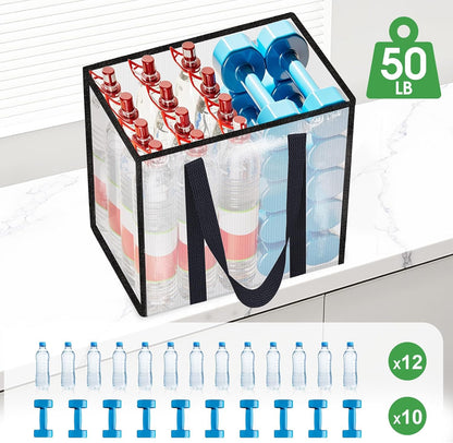 4 Pack 33L Reusable Grocery Bags